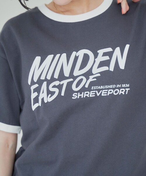 coen(コーエン)の「発砲ロゴ アソート プリントリンガーTシャツ(Tシャツ/カットソー・レディース・オフホワイト/ナチュラル/ダークグレー・L/M)」の17枚目の写真