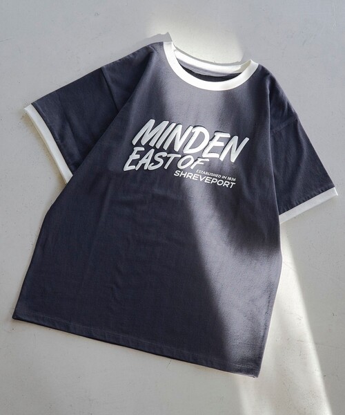 coen(コーエン)の「発砲ロゴ アソート プリントリンガーTシャツ(Tシャツ/カットソー・レディース・オフホワイト/ナチュラル/ダークグレー・L/M)」の20枚目の写真