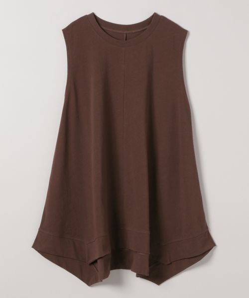 JEANASIS（ジーナシス）の「キョウネンイレヘムチュニックNS/573069（Tシャツ/カットソー・レディース・ブラウン/ブラック/オフホワイト・FREE）」の20枚目の写真