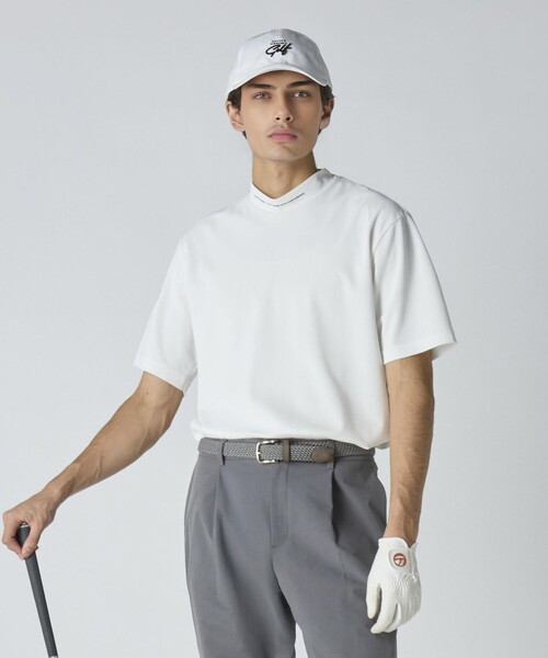 UNITED ARROWS｜メンズ ワイド ハイネック ポロシャツー吸水速乾