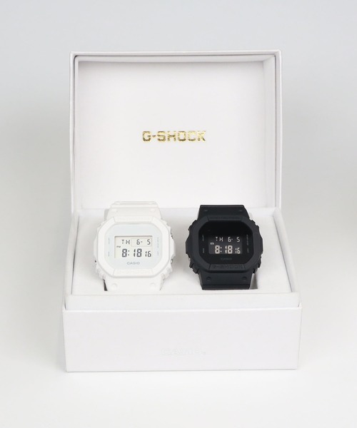 G-SHOCK(ジーショック)の「Pair Model / DW-5600WW-7JF × GMD-S5610BB-1JF(デジタル腕時計・メンズ・ホワイト×ブラック・FREE)」の6枚目の写真