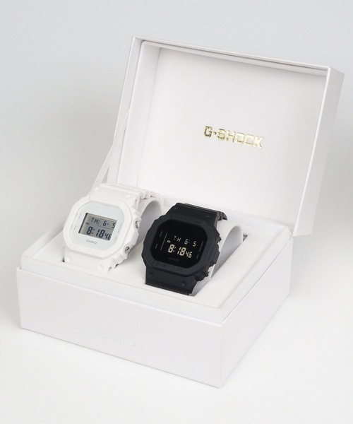 G-SHOCK(ジーショック)の「Pair Model / DW-5600WW-7JF × GMD-S5610BB-1JF(デジタル腕時計・メンズ・ホワイト×ブラック・FREE)」の7枚目の写真