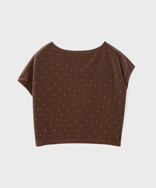 Diagram（ダイアグラム）の「ベロアルーズカットトップ（Tシャツ/カットソー・レディース・ブラック/グレー/ベージュ・36）」の19枚目の写真