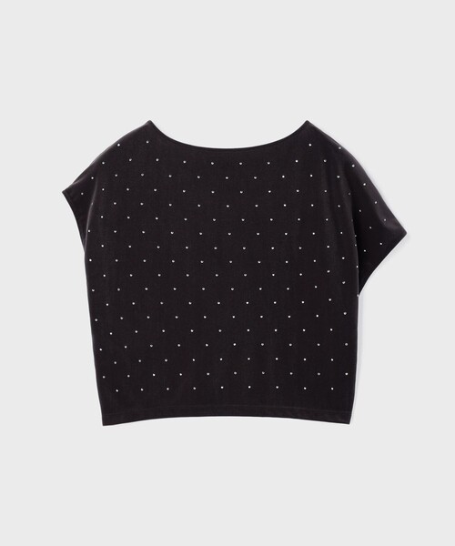 Diagram（ダイアグラム）の「ベロアルーズカットトップ（Tシャツ/カットソー・レディース・ブラック/グレー/ベージュ・36）」の9枚目の写真
