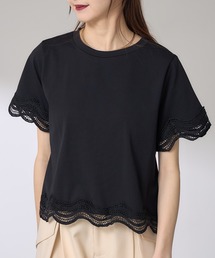 【ZOZO限定】ヘムレースTシャツ(接触冷感・UVカット)