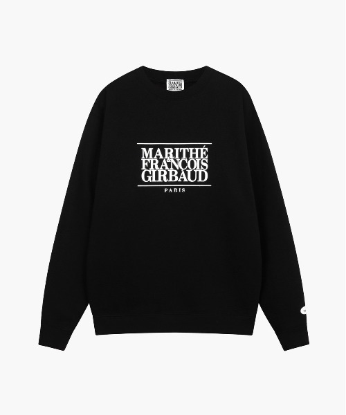 MARITHE + FRANCOIS GIRBAUD(マリテフランソワジルボー)の「CLASSIC LOGO SWEATSHIRT(スウェット・レディース・ブラック・SMALL/MEDIUM/LARGE/X-LARGE)」の4枚目の写真