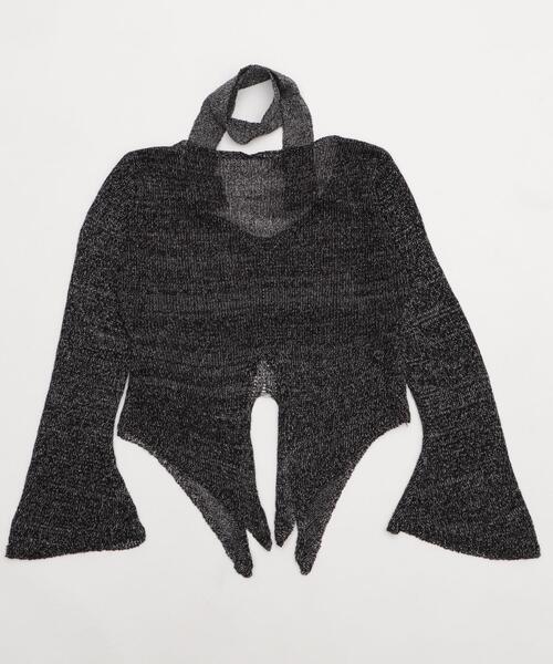 dispark（ディスパーク）の「DISPARK/フロントボタンバタフライカーデ（カーディガン/ボレロ・レディース・ブラック/アイボリー・FREE）」の13枚目の写真