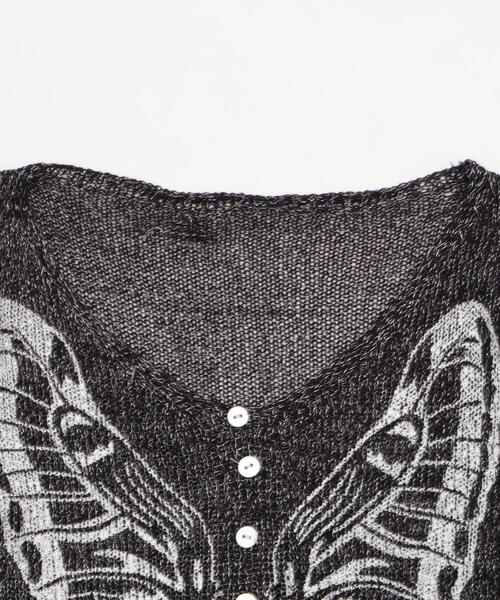 dispark（ディスパーク）の「DISPARK/フロントボタンバタフライカーデ（カーディガン/ボレロ・レディース・ブラック/アイボリー・FREE）」の15枚目の写真