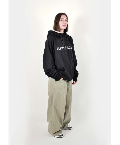 APPLEBUM（アップルバム）の「Logo Sweat Parka（パーカー・メンズ・アッシュグレー/ブラック/ネイビー・XX-LARGE/X-LARGE/LARGE/MEDIUM）」の10枚目の写真