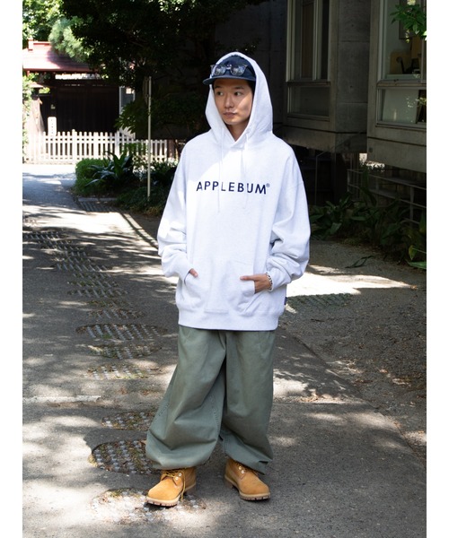 APPLEBUM（アップルバム）の「Logo Sweat Parka（パーカー・メンズ・アッシュグレー/ブラック/ネイビー・XX-LARGE/X-LARGE/LARGE/MEDIUM）」の21枚目の写真