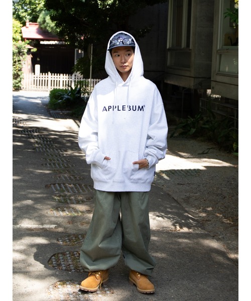 APPLEBUM（アップルバム）の「Logo Sweat Parka（パーカー・メンズ・アッシュグレー/ブラック/ネイビー・XX-LARGE/X-LARGE/LARGE/MEDIUM）」の22枚目の写真