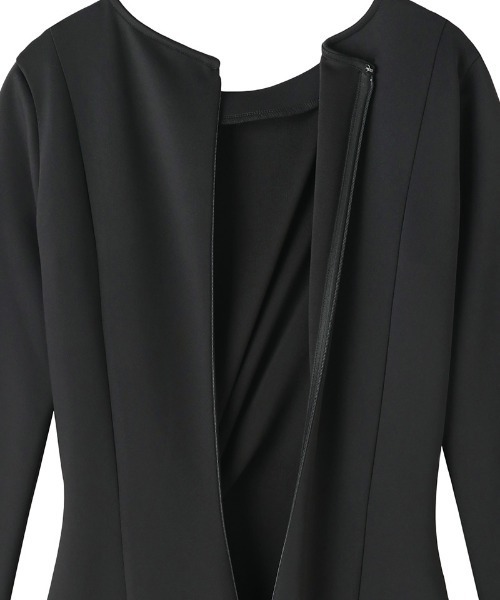 JENNE ケリーライクドレープカットワンピース ブラック ケリーライクスリーブワンピース｜JENNE(ジェンヌ)公式通販：パリ