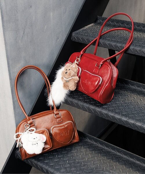 wポケットミニボストン（ボストンバッグ）｜algy（アルジー）の