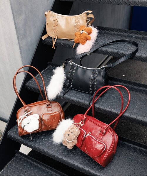 wポケットミニボストン（ボストンバッグ）｜algy（アルジー）の