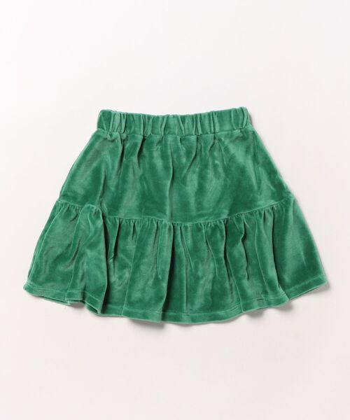 BOBO CHOSES(ボボショーズ)の「Clover velvet skirt(スカート・キッズ・グリーン・4-5YEAR/6-7YEAR/8-9y/2-3YEAR/12-13y/10-11y)」の5枚目の写真
