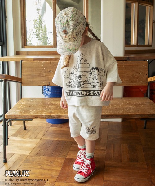 PEANUTS(ピーナッツ)の「【ピーナッツ75周年】×ブランシェス 7分袖Tシャツ(Tシャツ/カットソー・キッズ・キナリ/オレンジ/ブルー・100/120/130/110/90/140/150)」の7枚目の写真