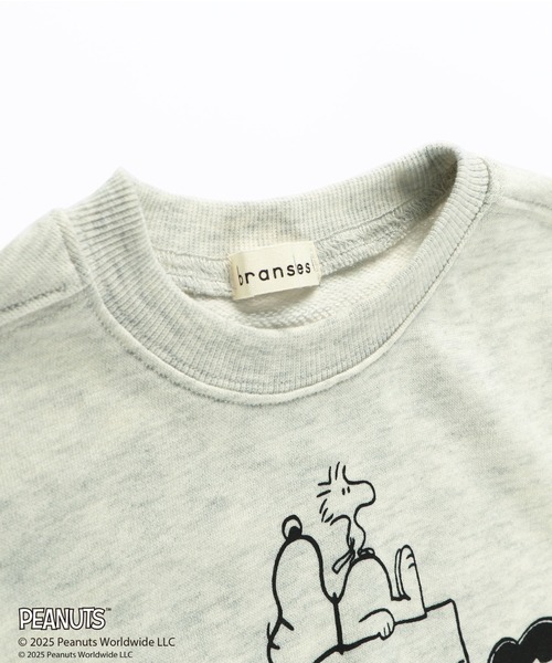 PEANUTS(ピーナッツ)の「【ピーナッツ75周年】×ブランシェス 7分袖Tシャツ(Tシャツ/カットソー・キッズ・キナリ/オレンジ/ブルー・100/120/130/110/90/140/150)」の15枚目の写真