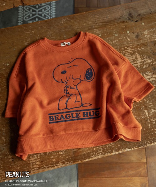 PEANUTS(ピーナッツ)の「【ピーナッツ75周年】×ブランシェス 7分袖Tシャツ(Tシャツ/カットソー・キッズ・キナリ/オレンジ/ブルー・100/120/130/110/90/140/150)」の20枚目の写真