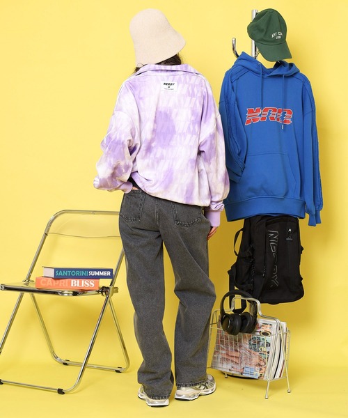 NERDY（ノルディ）の「モノグラムウォーターカラートラックトップ（ジャージ・メンズ・ブルー/パープル・M/S）」の16枚目の写真