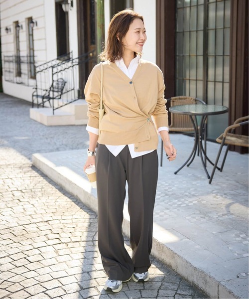 SLOBE IENA（スローブイエナ）の「《追加3》SLOBE バケツバッグ（ショルダーバッグ・レディース・ブラック/キャメル/アイボリー・FREE）」の15枚目の写真