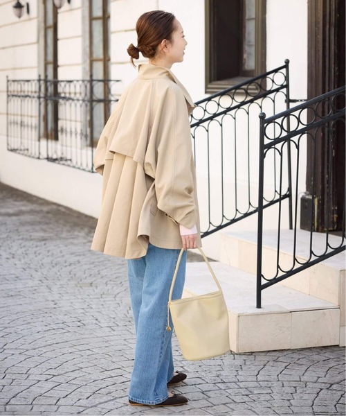 SLOBE IENA（スローブイエナ）の「《追加3》SLOBE バケツバッグ（ショルダーバッグ・レディース・ブラック/キャメル/アイボリー・FREE）」の20枚目の写真