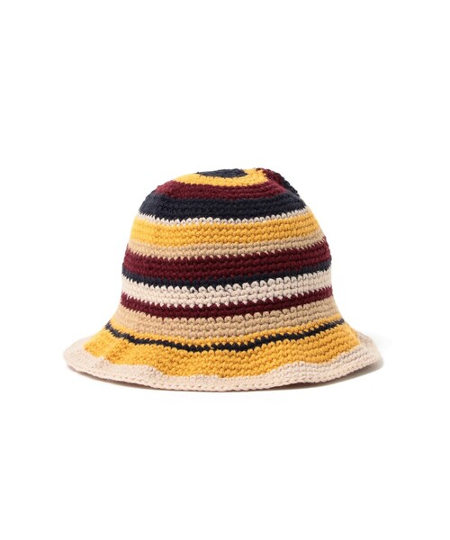 B:MING by BEAMS（ビーミングバイビームス）の「マルチ クロッシェ ハット 2025FW（ハット・キッズ・グリーン/イエロー系その他5・ONE SIZE）」の7枚目の写真