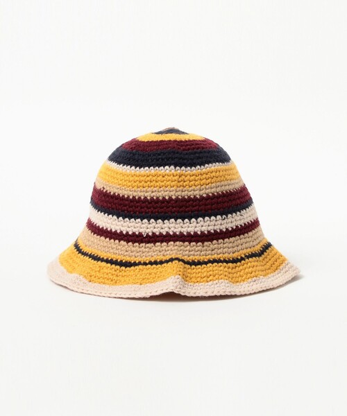 B:MING by BEAMS（ビーミングバイビームス）の「マルチ クロッシェ ハット 2025FW（ハット・キッズ・グリーン/イエロー系その他5・ONE SIZE）」の8枚目の写真