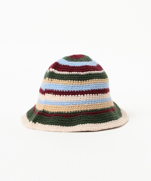 B:MING by BEAMS（ビーミングバイビームス）の「マルチ クロッシェ ハット 2025FW（ハット・キッズ・グリーン/イエロー系その他5・ONE SIZE）」の13枚目の写真