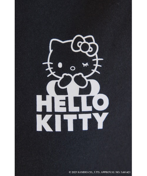 RODEO CROWNS WIDE BOWL（ロデオクラウンズワイドボウル）の「(サンリオキャラクターズ)SUNBURN キティ Tシャツ（Tシャツ/カットソー・レディース・ホワイト系その他/ピンク/ブラック/オフホワイト・SMALL/MEDIUM）」の11枚目の写真