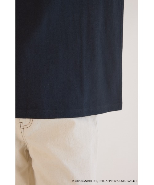 RODEO CROWNS WIDE BOWL（ロデオクラウンズワイドボウル）の「(サンリオキャラクターズ)SUNBURN キティ Tシャツ（Tシャツ/カットソー・レディース・ホワイト系その他/ピンク/ブラック/オフホワイト・SMALL/MEDIUM）」の14枚目の写真