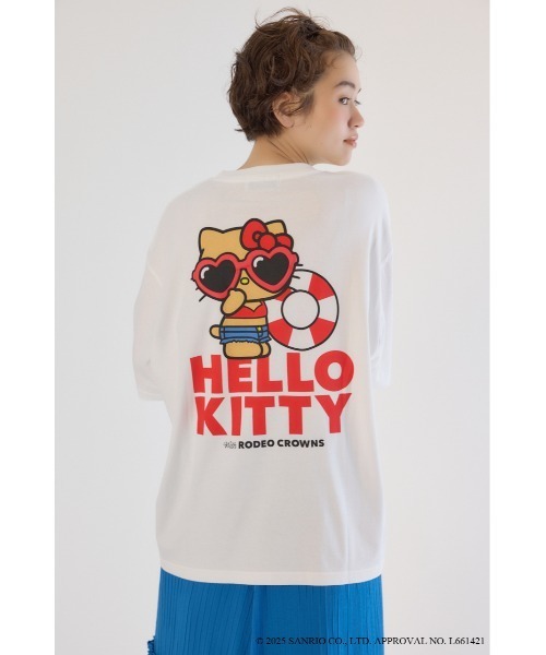 RODEO CROWNS WIDE BOWL SUNBURN キティ Tシャツ RODEO CROWNS WIDE BOWL | (サンリオキャラクターズ)SUNBURN