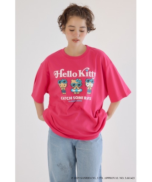 サンリオキャラクターズ)SUNBURN キティ Tシャツ（Tシャツ