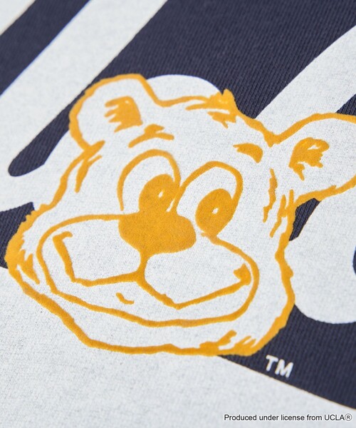 UCLA（ユーシーエルエー）の「【UCLA 別注】 カレッジプリント裏毛ハーフスリーブプルオーバー（Tシャツ/カットソー・レディース・ネイビー/コバルトブルー/ナチュラル・FREE）」の18枚目の写真
