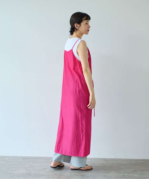 yuni（ユニ　）の「△コットンキュプラ product dye petti ワンピース（ワンピース・レディース・ピンク/ブラウン/ブルー・FREE）」の16枚目の写真