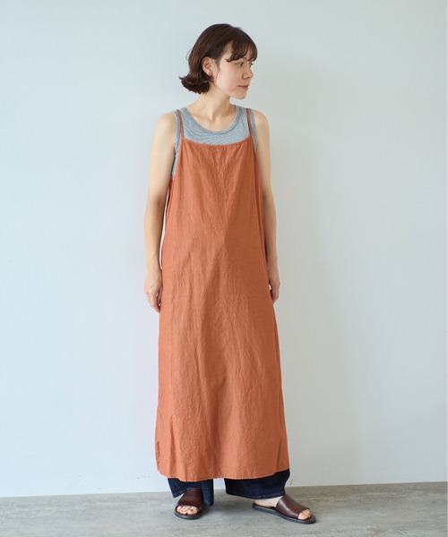 yuni（ユニ　）の「△コットンキュプラ product dye petti ワンピース（ワンピース・レディース・ピンク/ブラウン/ブルー・FREE）」の19枚目の写真