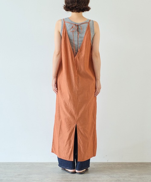 yuni（ユニ　）の「△コットンキュプラ product dye petti ワンピース（ワンピース・レディース・ピンク/ブラウン/ブルー・FREE）」の11枚目の写真