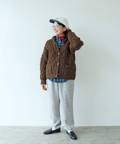 PAR ICI(パーリッシィ)の「ネルチェック 丸襟ボタンダウンシャツ(シャツ/ブラウス・レディース・ブルー/アイボリー・FREE)」の22枚目の写真