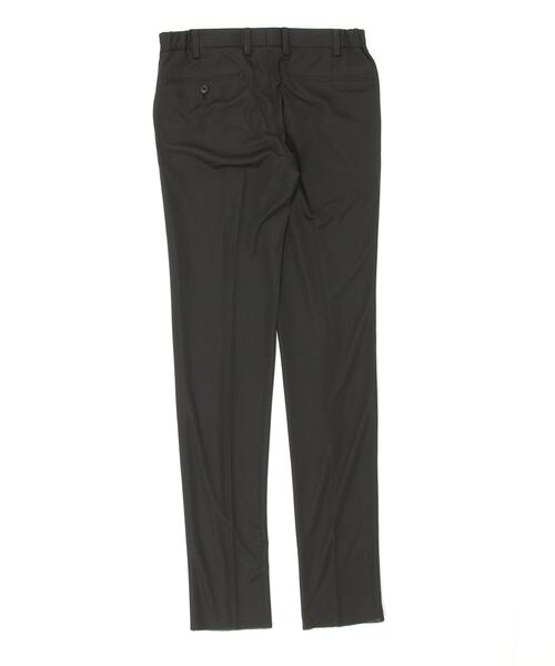 Perfect Suit FActory(パーフェクトスーツファクトリー)の「【洗える/ニット生地】アイパンツ i-Pants スラックス シャドウストライプ ブラック/ネイビー(スラックス・メンズ・ネイビー/ブラック・82/79/88/85/73/76/91)」の10枚目の写真