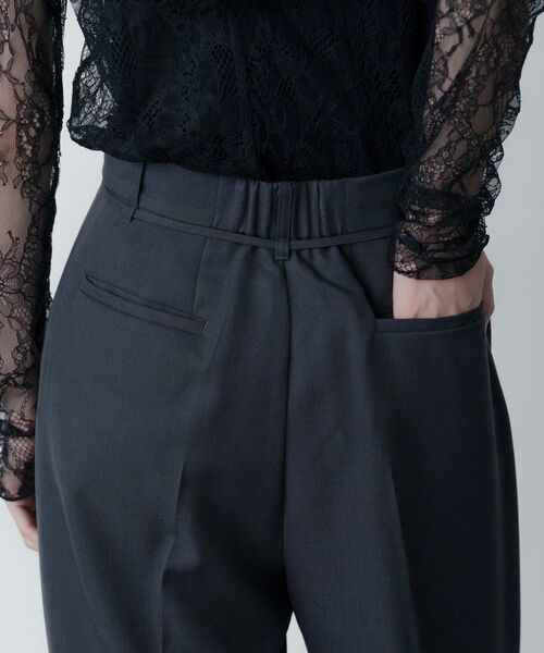 GALLEST(ギャレスト)の「【セットアップ対応】ウーステッドライクスラックス(その他パンツ・レディース・チャコールグレー/グレー・40/38/36)」の10枚目の写真