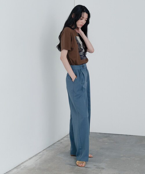 GALLEST(ギャレスト)の「【セットアップ対応】ウーステッドライクスラックス(その他パンツ・レディース・チャコールグレー/グレー・40/38/36)」の12枚目の写真