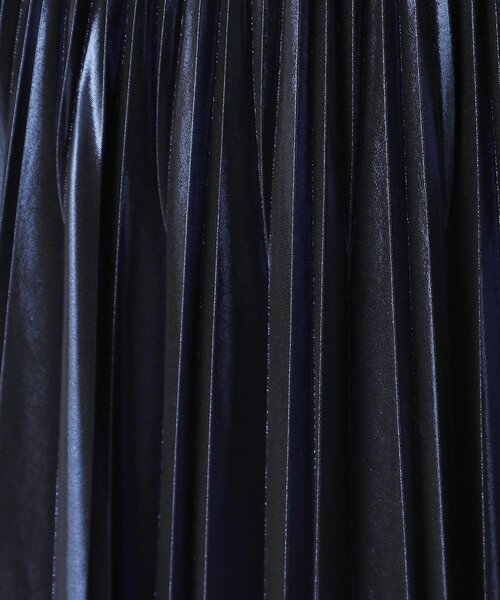 DRESSTERIOR（ドレステリア）の「【洗える/ストレッチ性/オンオフ】箔プリントプリーツスカート（スカート・レディース・ゴールド/ブラウン系/ネイビー・40/38/36/34）」の10枚目の写真