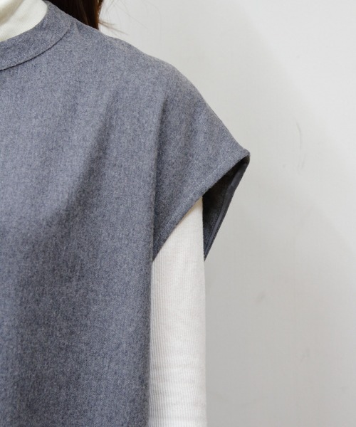 LE GLAZIK（ルグラジック）の「LE GLAZIK/ル グラジック　オーバーシャツドレス　OVER SHIRT DRES　LG-G0041 FIW（ワンピース・レディース・ダークネイビー/トップグレー・36）」の5枚目の写真