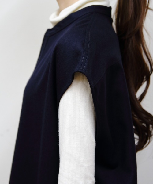 LE GLAZIK（ルグラジック）の「LE GLAZIK/ル グラジック　オーバーシャツドレス　OVER SHIRT DRES　LG-G0041 FIW（ワンピース・レディース・ダークネイビー/トップグレー・36）」の14枚目の写真