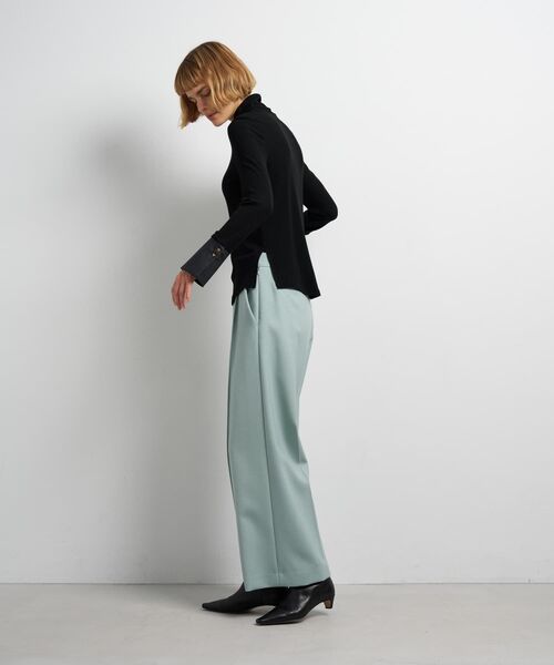 LANVIN en Bleu(ランバンオンブルー)の「カシミヤシルクカフスコンビカットソー(Tシャツ/カットソー・レディース・ブラック/オフホワイト・38)」の12枚目の写真