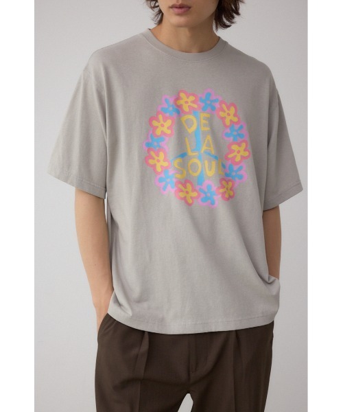 AZUL by moussy(アズールバイマウジー)の「De La Soul ビンテージラップ半袖TEE(Tシャツ/カットソー・メンズ・グレー/ブラック・FREE)」の2枚目の写真