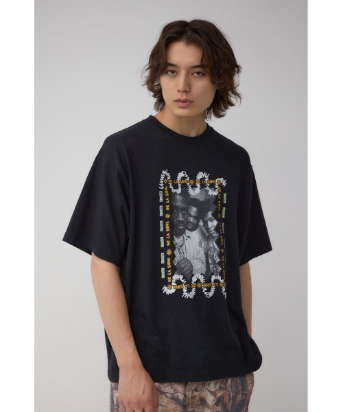 AZUL by moussy(アズールバイマウジー)の「De La Soul ビンテージラップ半袖TEE(Tシャツ/カットソー・メンズ・グレー/ブラック・FREE)」の4枚目の写真