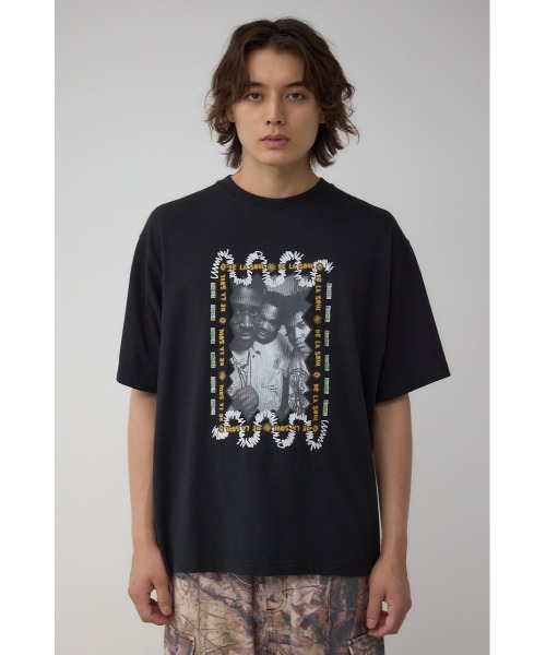 AZUL by moussy(アズールバイマウジー)の「De La Soul ビンテージラップ半袖TEE(Tシャツ/カットソー・メンズ・グレー/ブラック・FREE)」の6枚目の写真