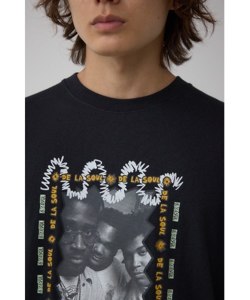 AZUL by moussy(アズールバイマウジー)の「De La Soul ビンテージラップ半袖TEE(Tシャツ/カットソー・メンズ・グレー/ブラック・FREE)」の9枚目の写真