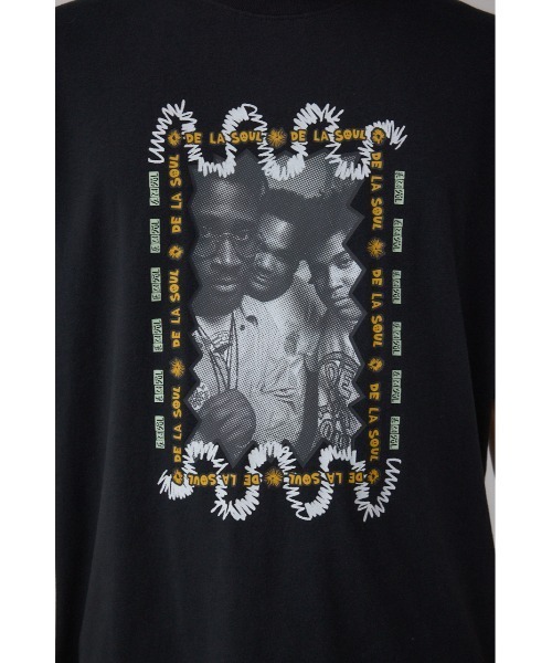 AZUL by moussy(アズールバイマウジー)の「De La Soul ビンテージラップ半袖TEE(Tシャツ/カットソー・メンズ・グレー/ブラック・FREE)」の10枚目の写真
