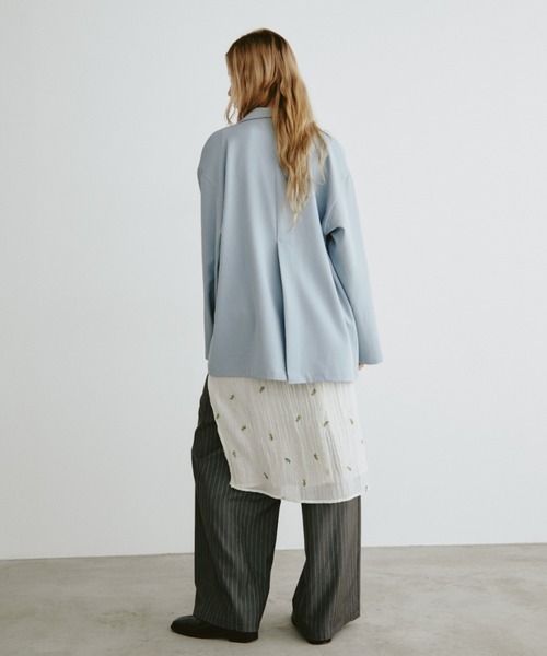 Aunt Marie's（アントマリーズ）の「バックスリットダブルボタンテーラードジャケット（テーラードジャケット・レディース・ブラウン/グレー/ブラック・FREE）」の15枚目の写真